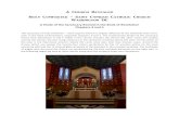 A Church Revealed Holy Comforter Saint Cyprian Catholic ... · A Church Revealed Holy Comforter – Saint Cyprian Catholic Church Washington DC A Study of the Sanctuary Rooted in