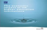 The economic impact of UK higher education institutions · higher education institutions, their staff and that of international students and visitors attracted to the UK by the higher