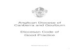 Anglican Diocese of Canberra and Goulburn Diocesan Code of ... · over commit themselves, ensuring they have adequate leisure time. Church workers, especially Clergy, should also