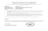 WORKERS COMPENSATION COMMISSION WORKERS COMPENSATION COMMISSION AMENDED CERTIFICATE OF DETERMINATION