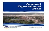 01 - Annual Operational Plan 2018-2019 · Annual Operational Plan 2018/2019 5 This year work will be completed on the new Water Treatment Plant and Council is lobbying hard to find