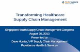 Transforming Healthcare Supply Chain Management › Programme... · 2013-09-24 · Transforming Healthcare Supply Chain Management Singapore Health Supply Chain Management Congress