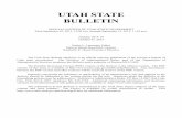 UTAH STATE BULLETIN - rules.utah.govThe law requires that an agency accept public comment on PROPOSED RULES published in this issue of the Utah State Bulletin until at least November
