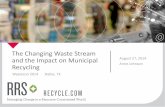 The Changing Waste Stream - Recycle.com › wp-content › uploads › 2014 › 08 › Anne-Johnso… · The Changing Waste Stream and the Impact on Municipal Recycling August 27,