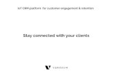 Stay connected with your clients - Kaspersky · 2020-04-29 · Stay connected with your clients IoT CRM platform for customer engagement & retention. Our clients * See the results