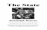 The State - Amazon Web Services State_3.pdf · 2018-04-16 · The State Randolph Bourne See Sharp Press • Tucson, Arizona • 1998 Published by SeeSharp Press, P.O. Box 1731, TU,cson,