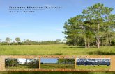 Robin Hood Ranch - LANDFLIP › photos › 100390 › robin-hood... · Robin Hood Ranch Clermont, FL • South Lake County 342 +/- Acres Pasture, Active Cattle Operation, Fenced,