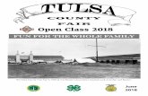 June 2018 - Tulsa County, Oklahoma€¦ · 17. Garment Accessory (Bibs, Collars, Scarves, Hats, etc.) 18. Sewing Notion, Fabric Pin Cushion, Scissors Holder, etc. 19. Special Needs