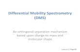 Differential Mobility Spectrometry (DMS) › wp-content › ... · Differential Mobility Spectrometry (DMS) An orthogonal separation mechanism based upon charge-to-mass and molecular