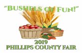 Sunday, July 28, 2019 - Phillips County › wp-content › uploads › 2019 › 06 › 20… · 1 pm Resume Horse Show/Gymkhana 1 pm-6 pm Enter All Open Garden, Floriculture, Baked