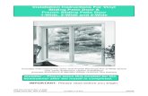 Installation Instructions For Vinyl Sliding Patio Door ......Installation Instructions For Vinyl Sliding Patio Door & French Sliding Patio Door 1-Wide, 2-Wide and 4-Wide WS Part 011212