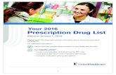 Your 2016 Prescription Drug List - Little Rock, Arkansas › !userfiles › editor › docs › ... · Your 2016 Prescription Drug List effective January 1, 2016 Please read: This