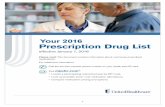 Your 2016 Prescription Drug List - Georgetown › files › 2016 › 01 › formulary.pdf · Your 2016 Prescription Drug List effective January 1, 2016 Please read: This document