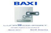 SPARE PARTS CATALOGUE - Baxi Boilers › sites › default › files › LUNA3... · 2019-01-07 · SPARE PARTS CATALOGUE - March 2014 - North America. HOW TO READ THE SPARE PARTS