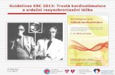 Guidelines ESC 2013: Trvalá kardiostimulace a srdeční ...admin.milostaborsky.cz/files/Taborsky_prezentace... · Guidelines ESC 2013: Trvalá kardiostimulace a srdeční resynchronizační