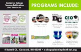 Center For College PROGRAMS INCLUDE: Planning Publications ... · About CCP The Center for College Planning (CCP) at The NHHEAF Network Organizations is dedicated to providing students
