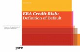 EBA Credit Risk: Definition of Default - Digital Tools...EBA Credit Risk: Definition of Default 15 Guidelines on the application of the definition of default under Article 178 CRR