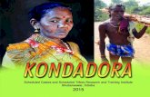 Kondadora Single Page - KBK · printed saree, saya and blouse etc. 6 KONDADORA. Females are fond of adorning themselves with varieties of ornaments to look beautiful and charming.