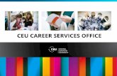 CEU CAREER SERVICES OFFICE · • 217 CV published • visited more than 200,000 times from Hungary, US, UK, Russia, Azerbaijan, Romania, Serbia, Germany and many more places! •