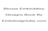 Blouse Embroidery Designs Book By Embdesigntube Blouse Embroidery Designs Book By