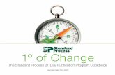1º of Change - chiropractorrowlett.com › wp-content › uploads › 2016 › 0… · 1º of Change The Standard Process 21-Day Purification Program Cookbook Georgia Nab, DC, ACN