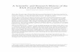 A Scientific and Research History of the PAX (Good Behavior) Game › HAZ_MEDIA › gbg_history.pdf · 2004-12-18 · A Scientific and Research History of the PAX (Good Behavior)