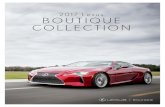2017 Lexus BOUTIQUE COLLECTION - Amazon Web Servicesstrathcom.s3.amazonaws.com/lro/lexus_boutique_en-reduced.pdf · The Lexus Boutique Collection offers exclusive branded merchandise