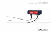 Fibre Optic Pyrometer - Calex › ... › 11 › FibreMini-Manual_b.pdf · Fibre Optic Cable Length (sensing head to electronics module) 3 m, 5 m or 10 m Cable Connections Removable
