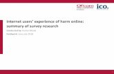 Internet users’ experience of harm online: summary … › __data › assets › pdf_file › 0018 › ...1 Internet users’ experience of harm online: summary of survey research