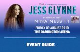 EVENT GUIDE - Liz Hobbs Group · EVENT GUIDE . ROAD CLOSURES / PARKING Road closure – Neasham Road will be closed at the front of the Darlington Arena between the A66 and Brankin