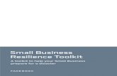 Small Business Resilience Toolkit - Blount Chamber · 2020-03-12 · The Small Business Resilience Toolkit provides a framework for small businesses that may not have the time or