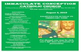 IMMACULATE CONCEPTION - The Pilot€¦ · 4 Immaculate onception, Revere. WEEKLY COLLECTION . July 28, 2019 Parish Support: $5,396. School Support: $2,045. May God less your generosity.
