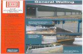 General Walling brochure.pdf · HORIZONTAL PANELS Foundation free walls ACP horizontal panels are quick and easy to install. The panels are fixed to steel columns using bolts and
