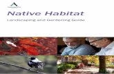 Native Habitat - Adelaide Hills Council · native plants, but also for our agricultural crops. They also provide a food source for insectivorous birds. Pick species that flower at