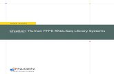 Ovation Human FFPE RNA-Seq Library Systems · Ovation Human FFPE RNA-Seq Library Systems have been designed for strand-specific expression analysis by incorporation of a degradable