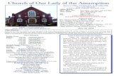 Church of Our Lady of the Assumption - olacopiague.orgolacopiague.org/wp-content/uploads/sites/81/2018/06/june24_2018... · Marion Ricciardella, Bob Sutera, Joseph Sutera, Corey Abrams,