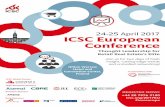 24-25 April 2017 ICSC European Conference€¦ · the world make the ICSC European Conference the ideal forum to share information, insight and ideas – and a must-attend event for