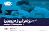Developing the Cheshire and Warrington Local Industrial ... › content › uploads › 2019 › 01 › IS-LOW.pdf · top three conditions in Cheshire and Warrington for which people