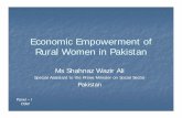 Economic Empowerment of Rural Women in Pakistan › womenwatch › daw › csw › csw56 › panels › pane… · 2012-03-12 · Assist rural women in marketing their products. Title:
