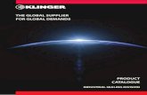 THE GLOBAL SUPPLIER FOR GLOBAL DEMANDS · Telephone : 01274 - 688222 Fax : 01274 - 688549 E-mail : enquiries@klingeruk.co.uk 2 Welcome to Klinger All information and recommendations