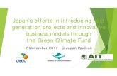 Japan’s efforts in introducing next generation projects ...copjapan.env.go.jp › cop23 › event_en › nov7 › pdf › 1106_MOEJ_GCF_… · Japan’s efforts in introducing next