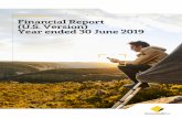 Financial Report (U.S. Version) Year ended 30 June 2019 · Professor Genevieve Bell Independent Non-Executive Director Genevieve became a Non-Executive Director on 1 January 2019.