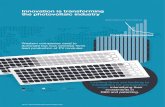 Innovation is transforming the photovoltaic industry · solar PV prices from 2008. Solar PV module prices are estimated to have decreased by more than 80 percent between 2008 and