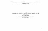 NATIONAL COUNCIL OF THE SLOVAK REPUBLIC THIRD TERM · p. 2198-2226 coll. 350/1996 part 122 1 national council of the slovak republic third term act of the national council of the