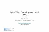 Agile Web Development with EWD - M/Gateway · VistA Web Development • Browser-based GUI for VistA – Without any modification to VistA • Desktop: – As functional as CPRS without