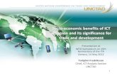 Socio-economic benefits of ICT diffusion and its ...€¦ · Cost-effective alternative to traditional websites Tool for consumer interaction Mobile versions require less ... Outsourcing