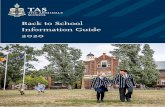 Back to School Information Guide 2020 - The Armidale School€¦ · TAS INFORMATION GUIDE - 2020 7 Junior School (Trans to Year 5) - Important Information We welcome our new and returning