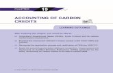 ACCOUNTING OF CARBON CREDITS - CA-FINAL.in › ... › 09 › Chapter-19-Accounting-of-Carbon-Credits.p… · ACCOUNTING OF CARBON CREDITS LEARNING OUTCOMES After studying this chapter,