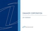 DANAHER CORPORATIONfilecache.investorroom.com/mr5ir_danaher/469/Danaher... · 2018-02-28 · DANAHER CORPORATION 2017 OVERVIEW. 2 ... markets we serve, competition, our ability to