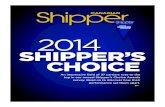 2014 SHIPPER’S CHOICE 2014 - Big Freight Systems …2014 SHIPPER’S CHOICE TL Motor Carrier Award Winners Total no. of shippers evaluating carriers in this mode: 1,545 Total carrier